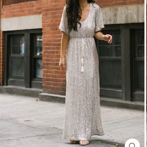 Morning Lavender Celia Sequin Dress